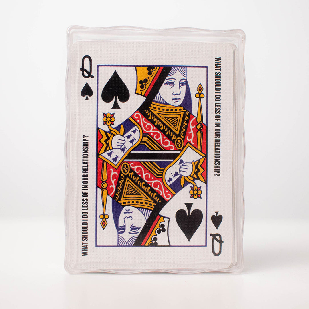 52 Questions To Ask Before Getting Married Poker Card Deck